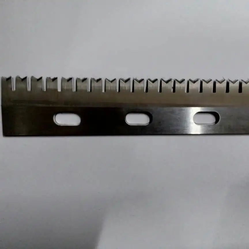 
 WG1 упаковочные лезвия, прямые зубчатые режущие лезвия для упаковочной машины  