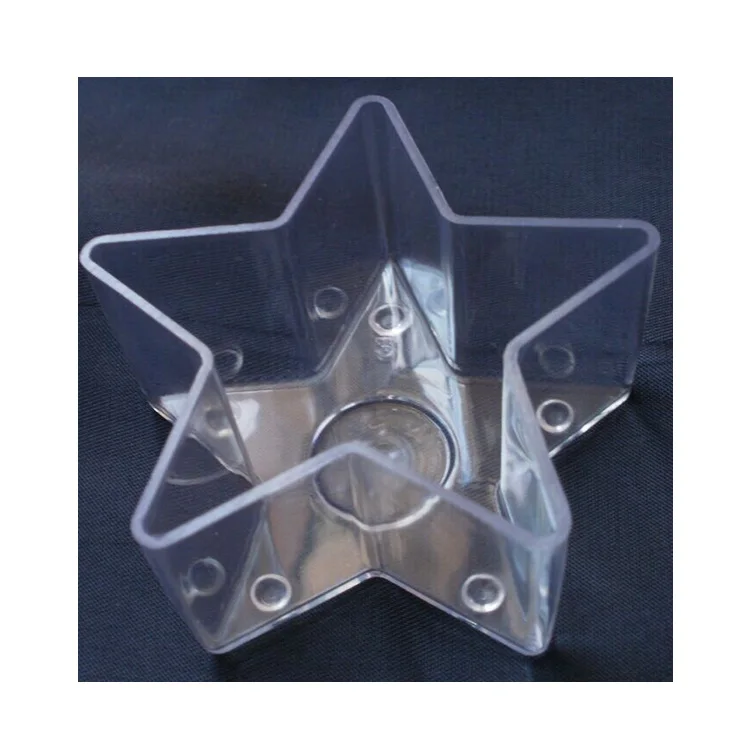 Wholesale Cheap Price Heat Resistant Five-Star Shape Biodegradable Candle Holder Cup