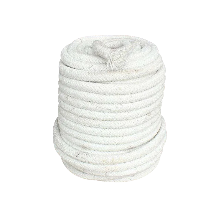 Manufacture 1260C  Fire Resistant Refractory Ceramic Fiber Square Braided Rope for Electric Stove