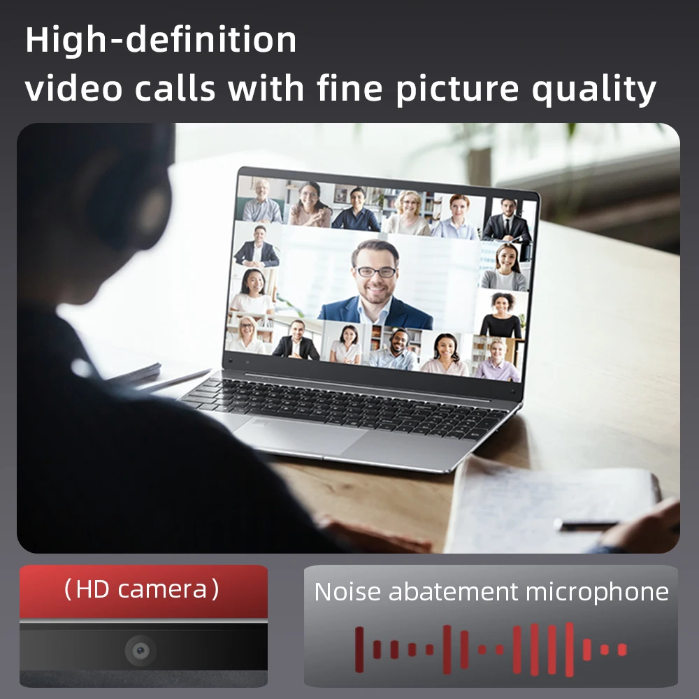 Cheap China Price Laptop 8GB 12GB 16GB RAM 128GB 512GB SSD 15 inch FHD Intel 11th Generation Light Office Home Notebook Computer