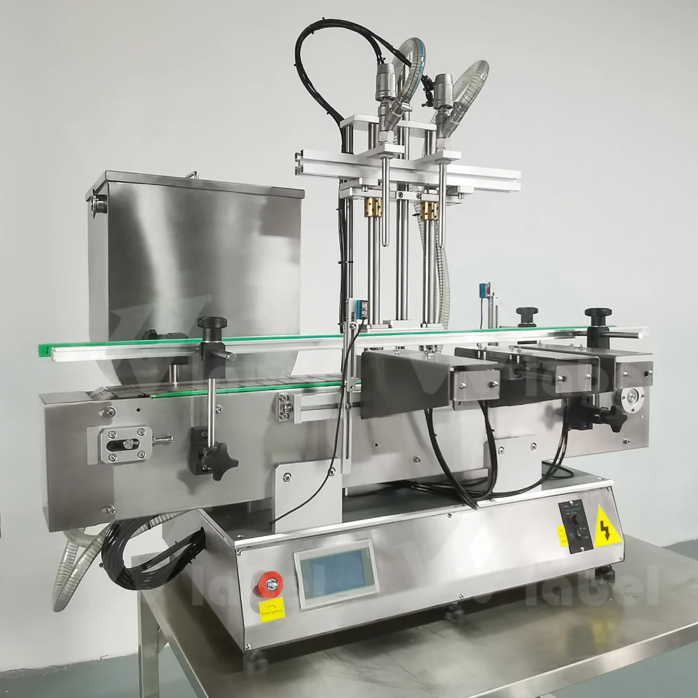 hot sales Vodka peanut butter water bottle double black soy sauce syrup oral liquid filling machine