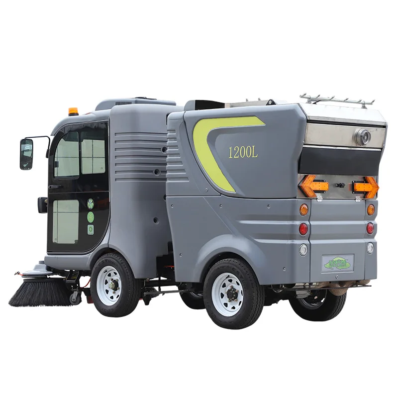 Hot sale electric airport runway mechanical driveway sweeper asphalt sweeper hydraulic road sweeper truck