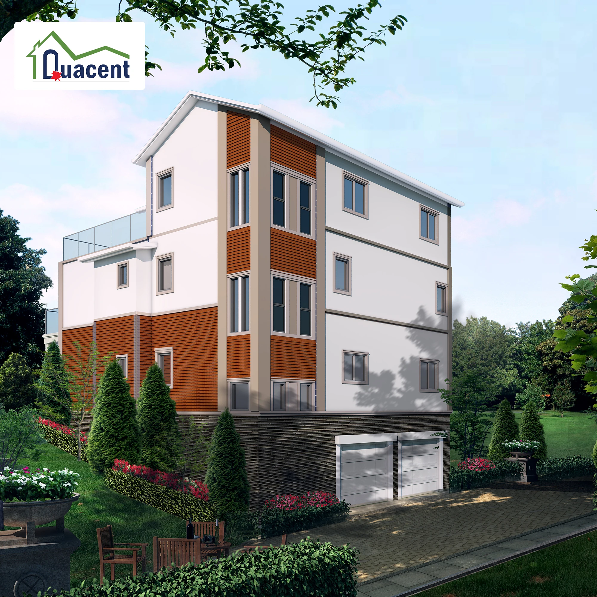 Quacent Factory Prices Garden House Fully Assembled Modular Prefab House Sale Custom Customized House Manufactured Homes