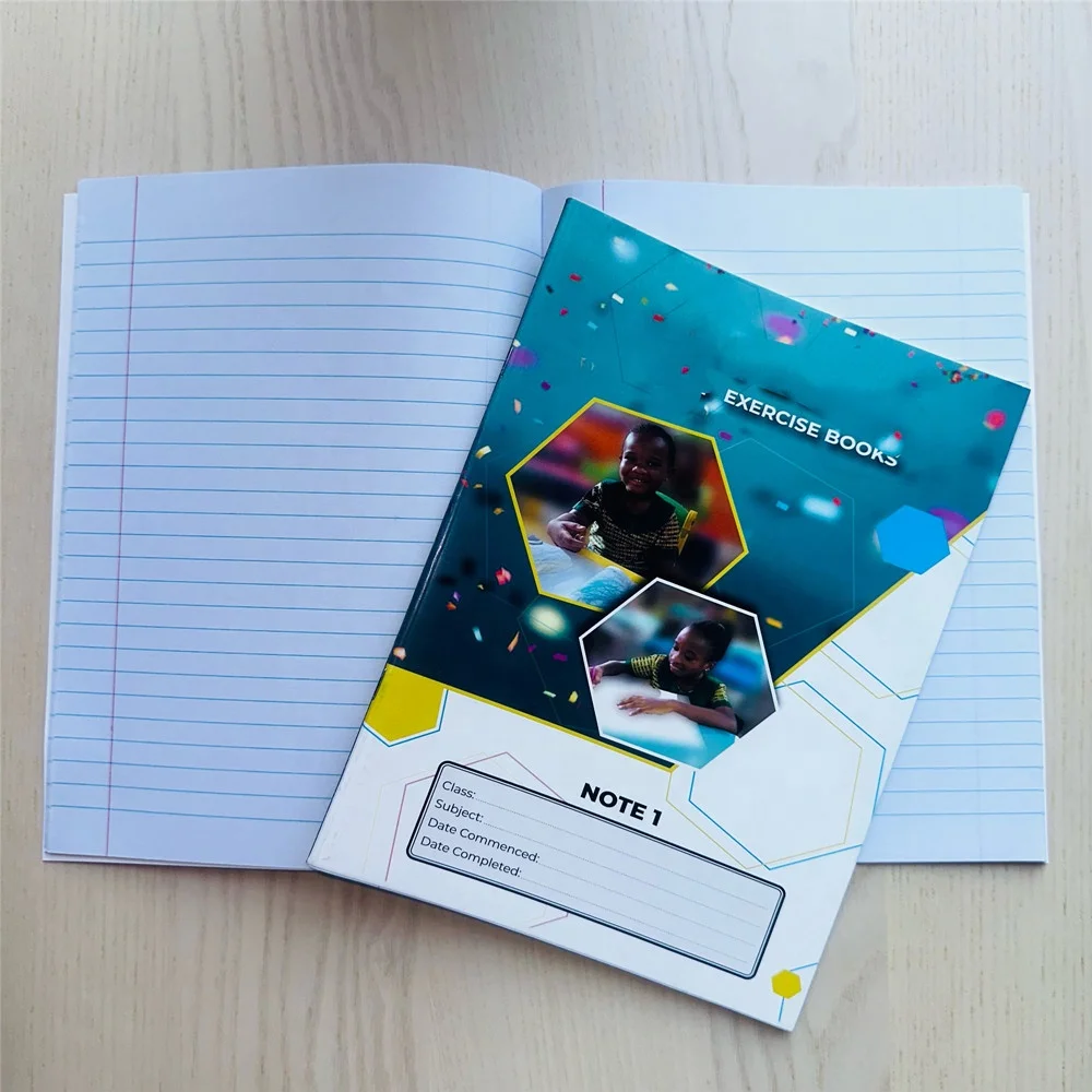 Cheap Primary School Notebooks Single Line Rule Notebook Ghana School Exercise Book 80 Pages