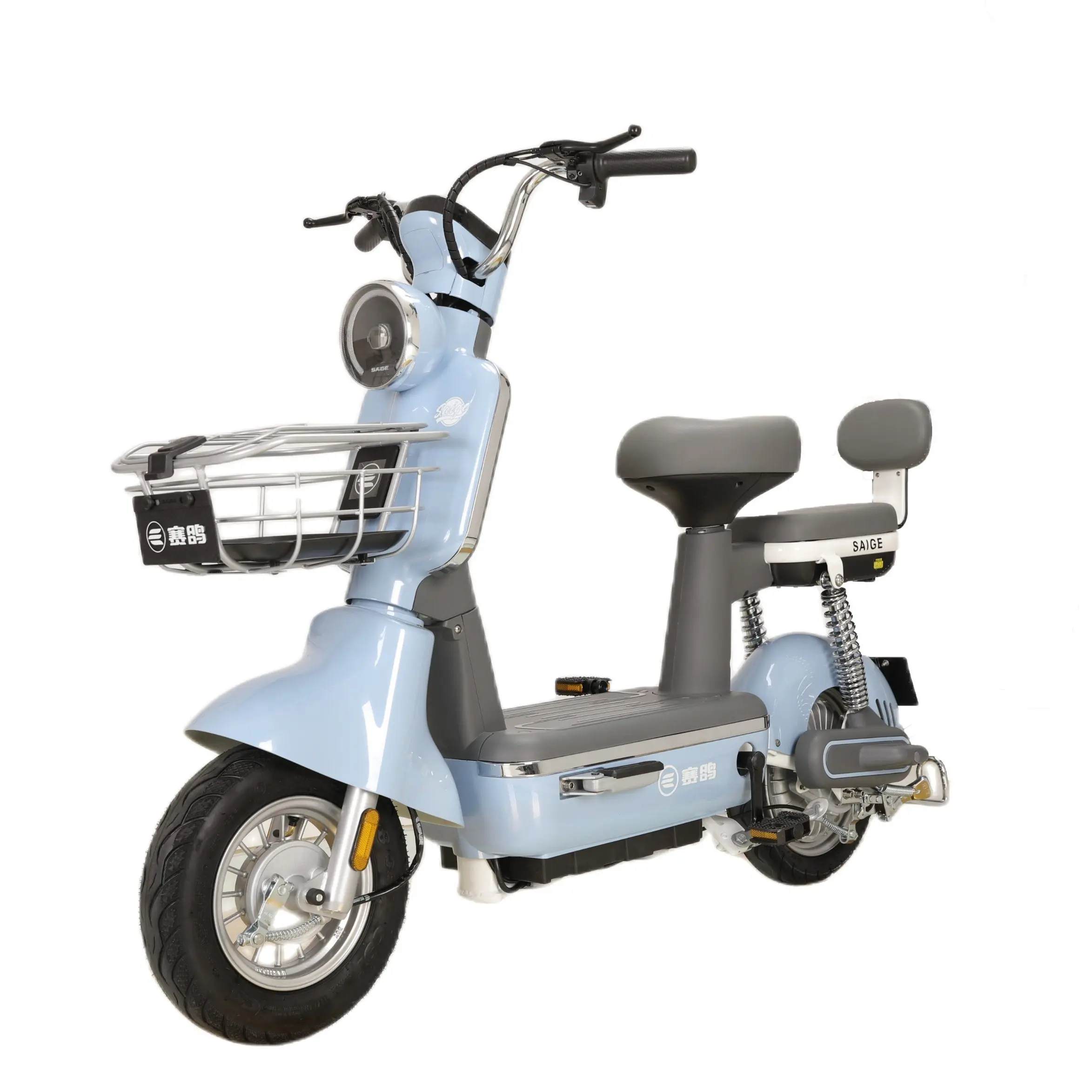 Source Factory 500 Watt Electric Scooter Aluminum Body 48V Dual Motor Folding With Pedal
