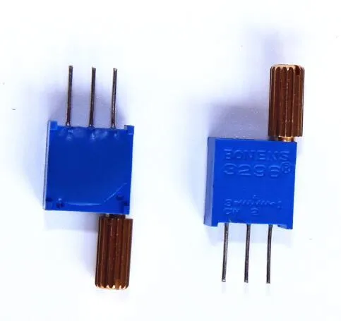 3296W 10K ohm multi-turn pcb potentiometer with 8mm shaft