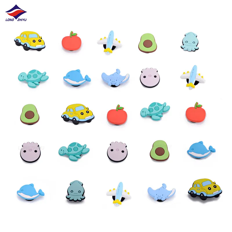 Готов к отправке 2022 Longzhiyu украшения для обуви из ПВХ мягкие украшения для обуви аксессуары в наличии