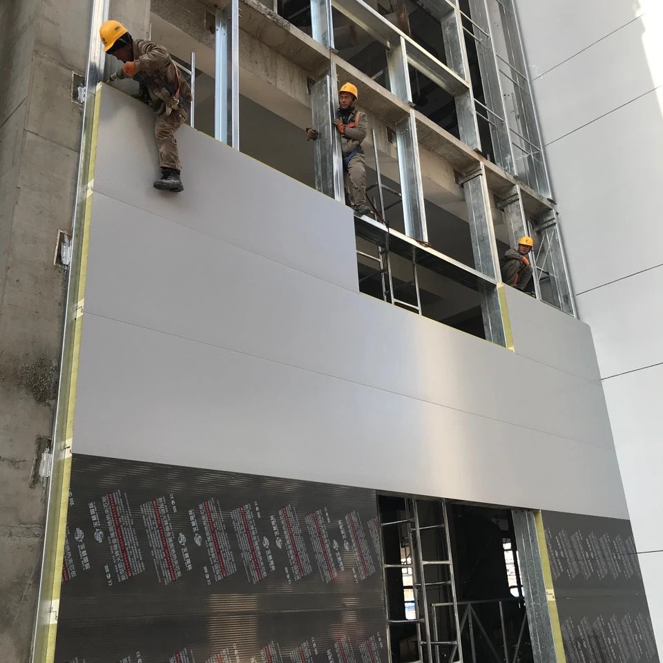 50mm Rock Wool 0.5mm Galvanized Sheet Fireproof Grade A1 Sandwich Panels