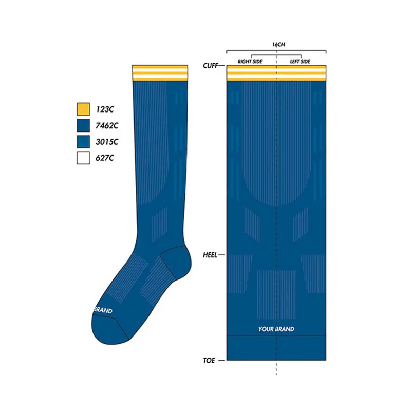Compression Socks Plus Size Can Be Customized Running Cycling Nurse Football Compression Socks For Men