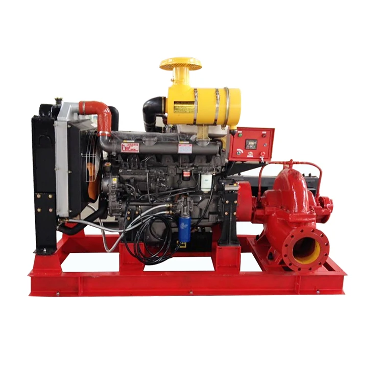 Large flow horizontal single-stage fire pump Diesel pump high water pressure pump
