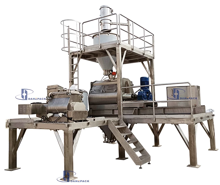 Horizontal Ribbon Mixer Powder Mixing Machine Ribbon Blender