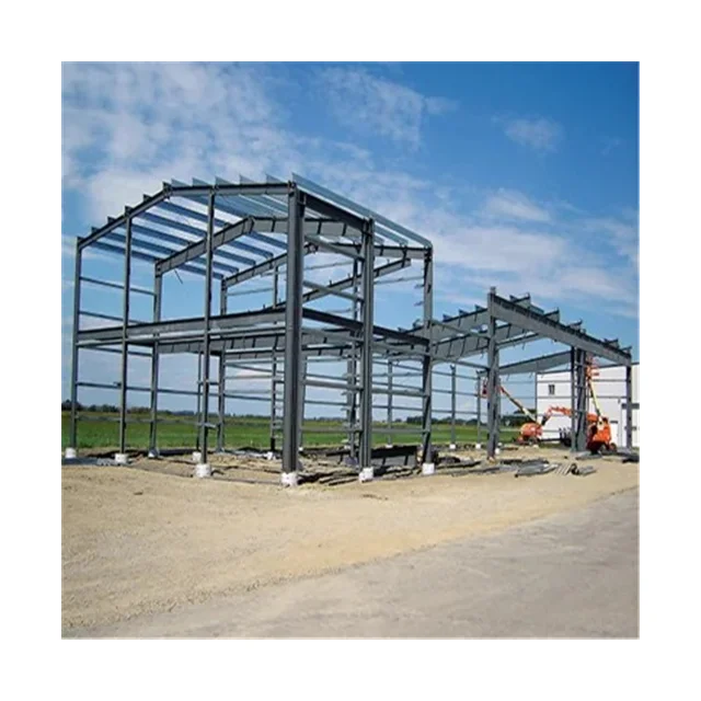 Fireproof Steel Structure Designed easy install prefabricated cattle farming barn cow hangar shed steel structure