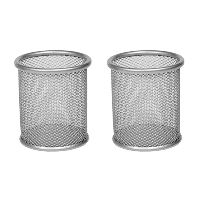 Металлическая сетка круглая карандаш держатель для ручки