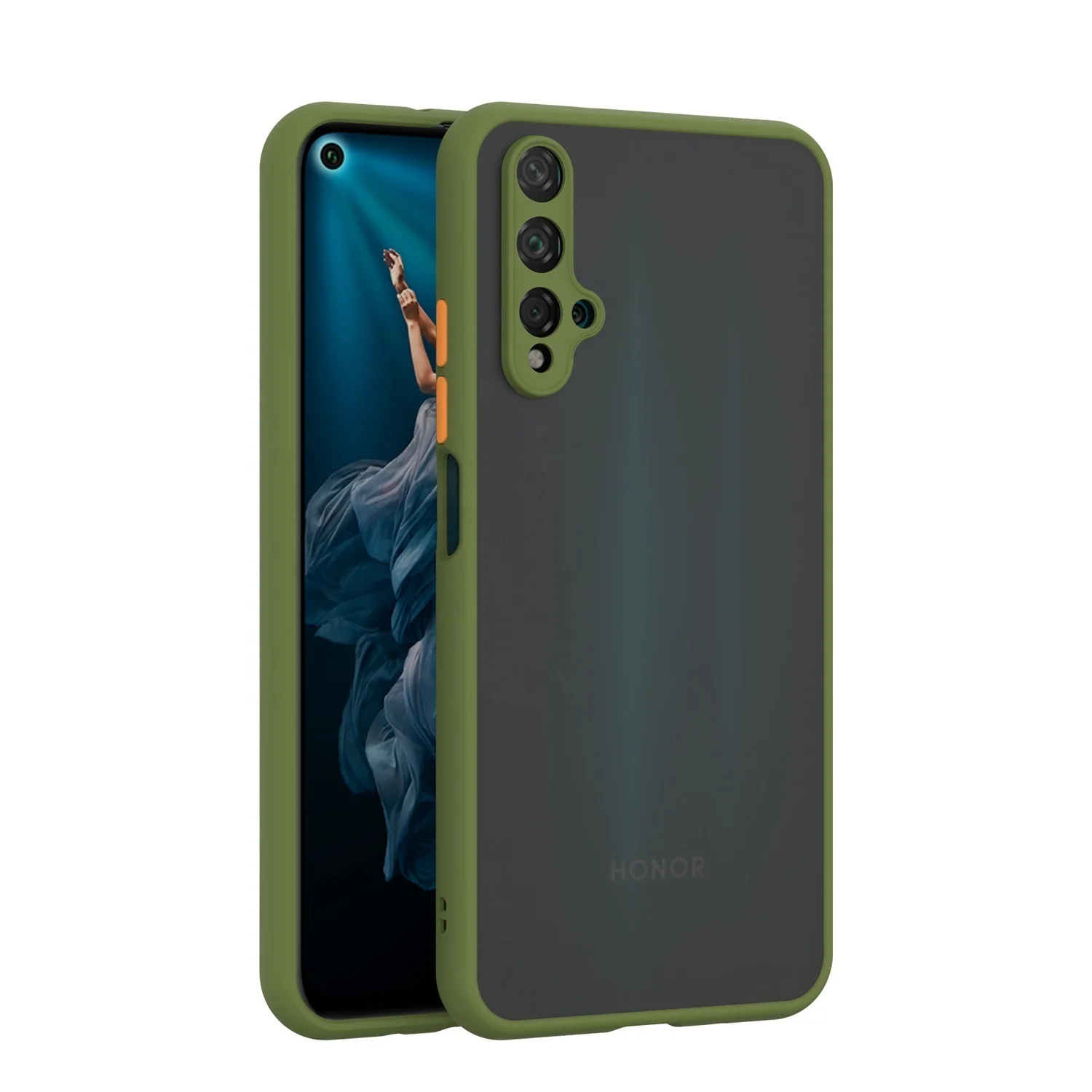 Mobile Accessories Smoke Matte Telephone Smartphone Cover PC TPU Smart Phone Case for Huawei nova 5T P40 Pro P30 Mate 30 20 7 SE