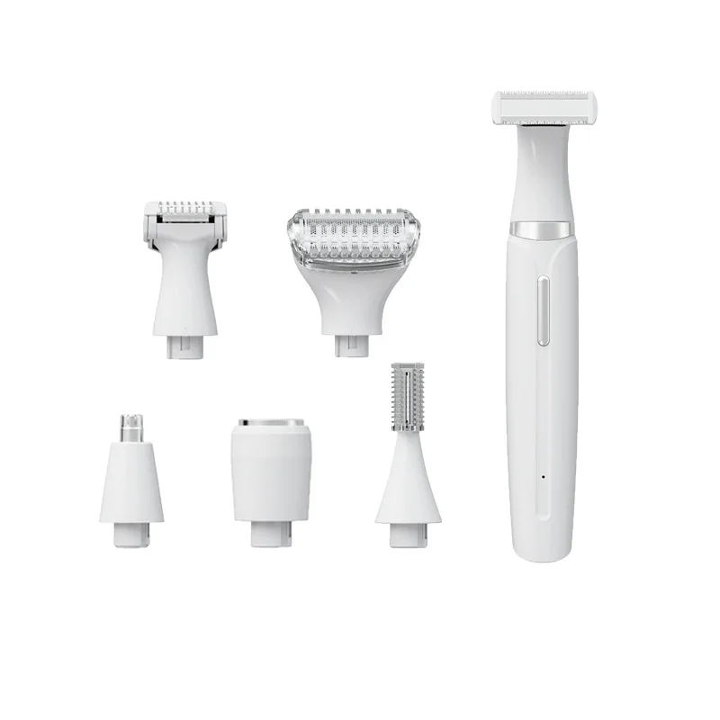 6 в 1 электрическая бритва для женщин комплект ухода за бровями триммер волос боди перезаряжаемый Эпилятор бикини