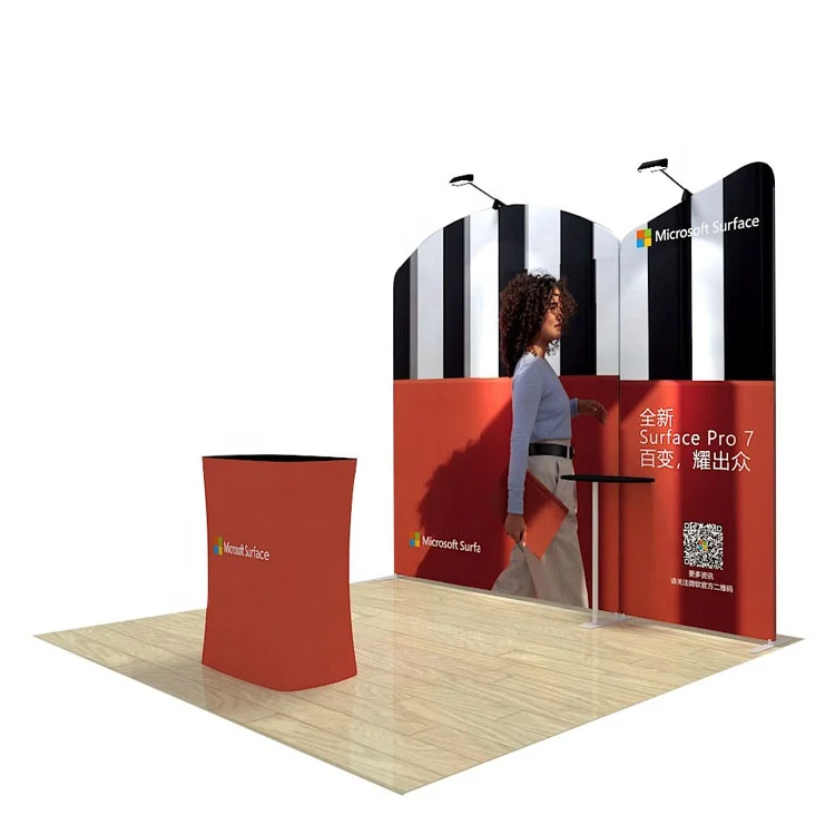 10x10 expo exhibition trade show display booth stand with product display