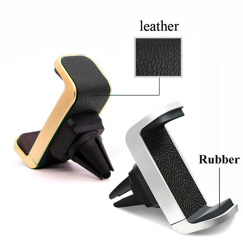 Universal Car Phone Holder 360 Rotation Clip Anti Slip Aluminium alloy Mobile Mounts & Stands