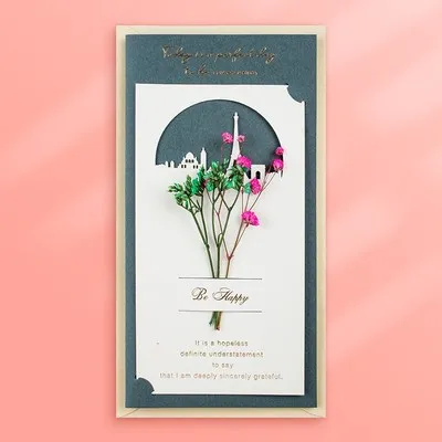 Manufacturer Hot Sale Foldable Greeting Cards Wedding High Quality Greeting Card