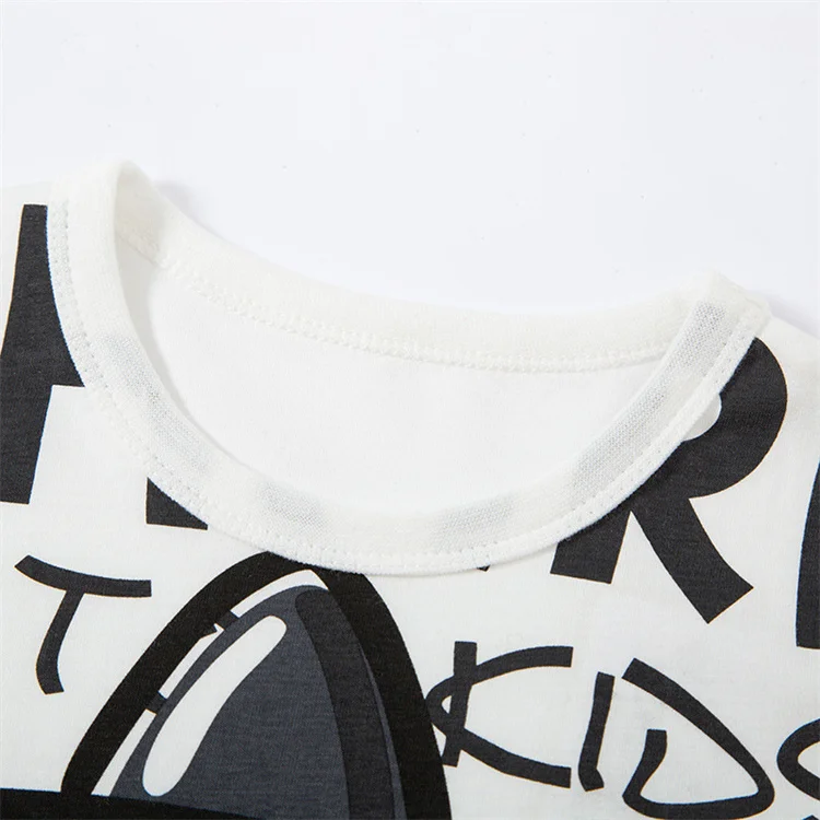 2022 children 3D cartoon shark top clothes short sleeve baby toddler cotton t shirt kids boys