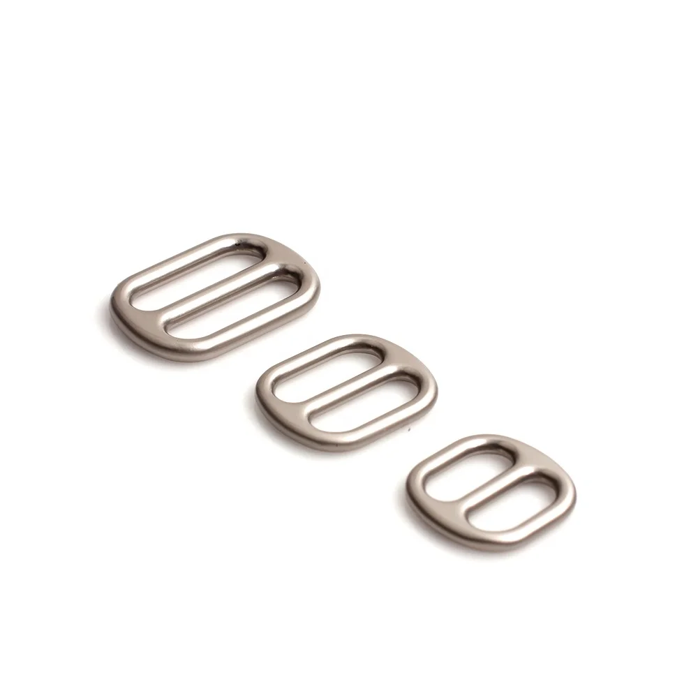 Manufacture Custom Accessories Bag Handbag Dog Harness pet Collar Rose Gold Gun Metal Black Metal Bar Adjuster Buckles For Bags