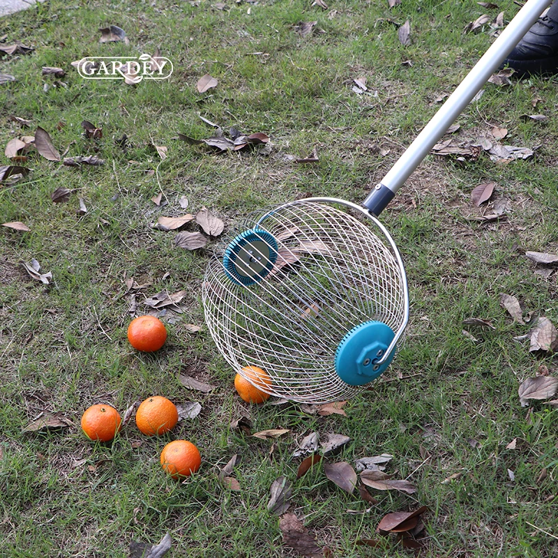 Durable Long Handle Lightweight Garden Tool Harvester Fruit Picker Nut Gatherer