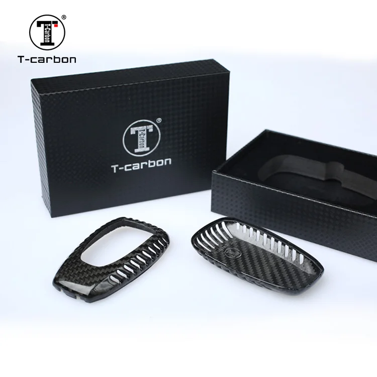 T-carbon Genuine Carbon Fiber keyless key fob cover CARBON FIBER KEY FOB COVERS 2015- WRX STI BRZ