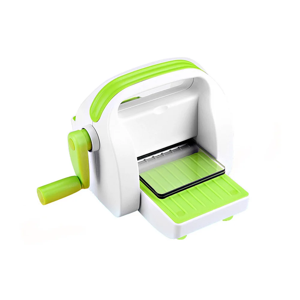 Foldable manual die cutting and embossing machine for arts, crafts, scrap booking & card making