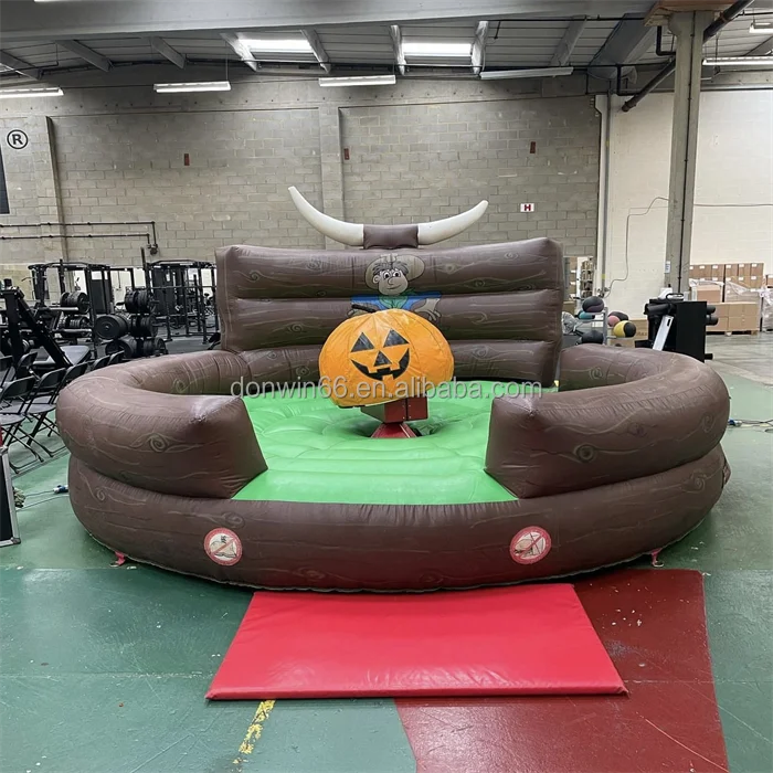 Wholesale Cheap Price Carnival Game Ride Attraction Electric Inflatable Bull Riding Machine Mechanical Bull For Sale