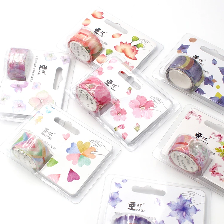 Washi Tape Cutter Washi Tape Plain Stick Notes and Washi Tapes Set