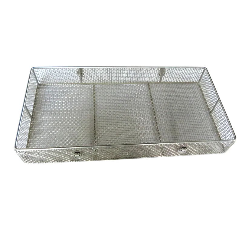Storage Metal Stainless Steel Wire Mesh Basket for Kitchen