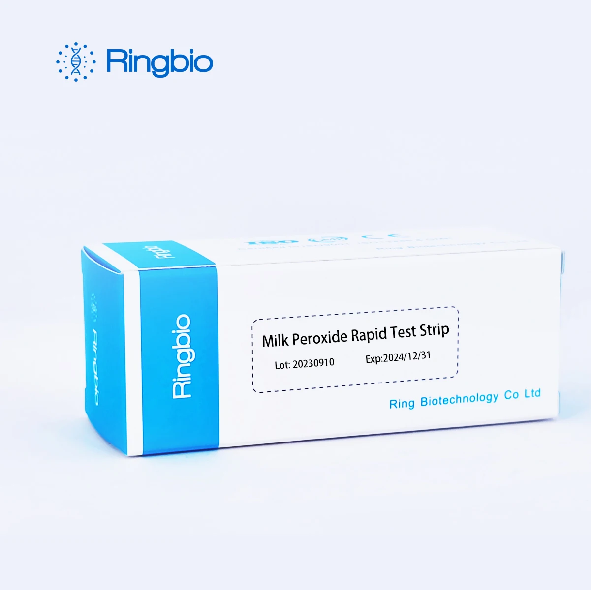 Ringbio пероксид молока H2O2 быстрый тест-полоска набор для экспресс-тестирования
