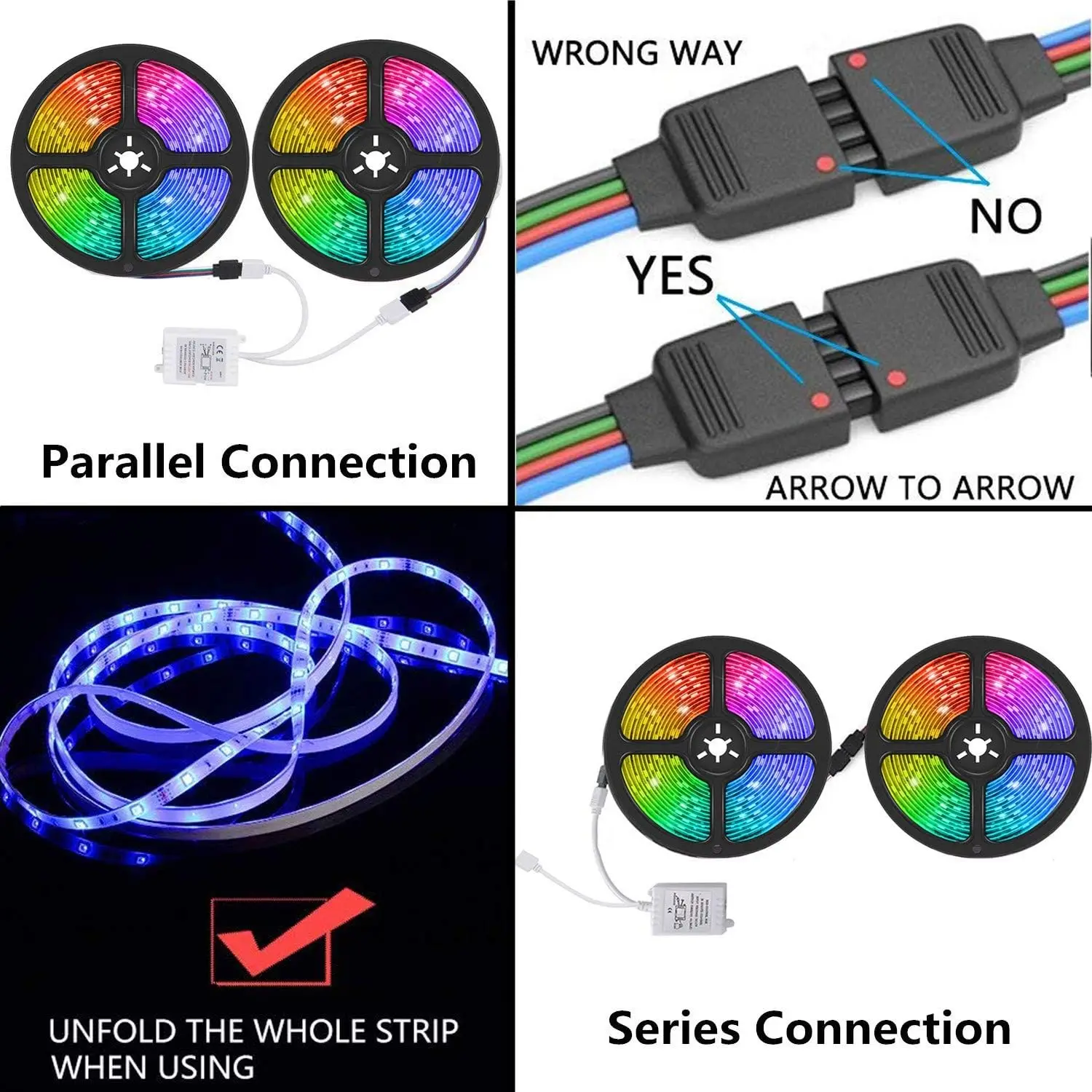 12V RGB COB Smart LED Strip Light USB Connectivity  Switch Remote Controlled Via APP WiFi 5050 2835 Led Light Strip