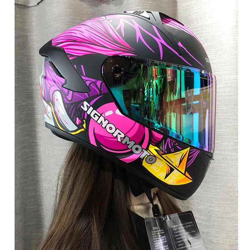 Motorcycle Helmet Flip Up Full Face Abs Retro Certified Motorcycle Full-face Motor Bike Helmets For Men And Women