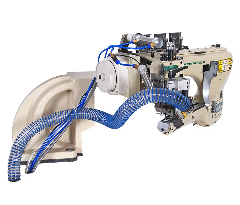 
 Швейная машина с прямым приводом, автоматическое Индукционное всасывание и устройство для резки ниток с 4 иглами YMATOwith, 6 нитей  