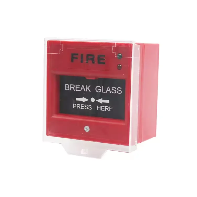 Manufacturer Wholesale Fire Call Point with LED Resettable Fire Alarm Manual Call Point