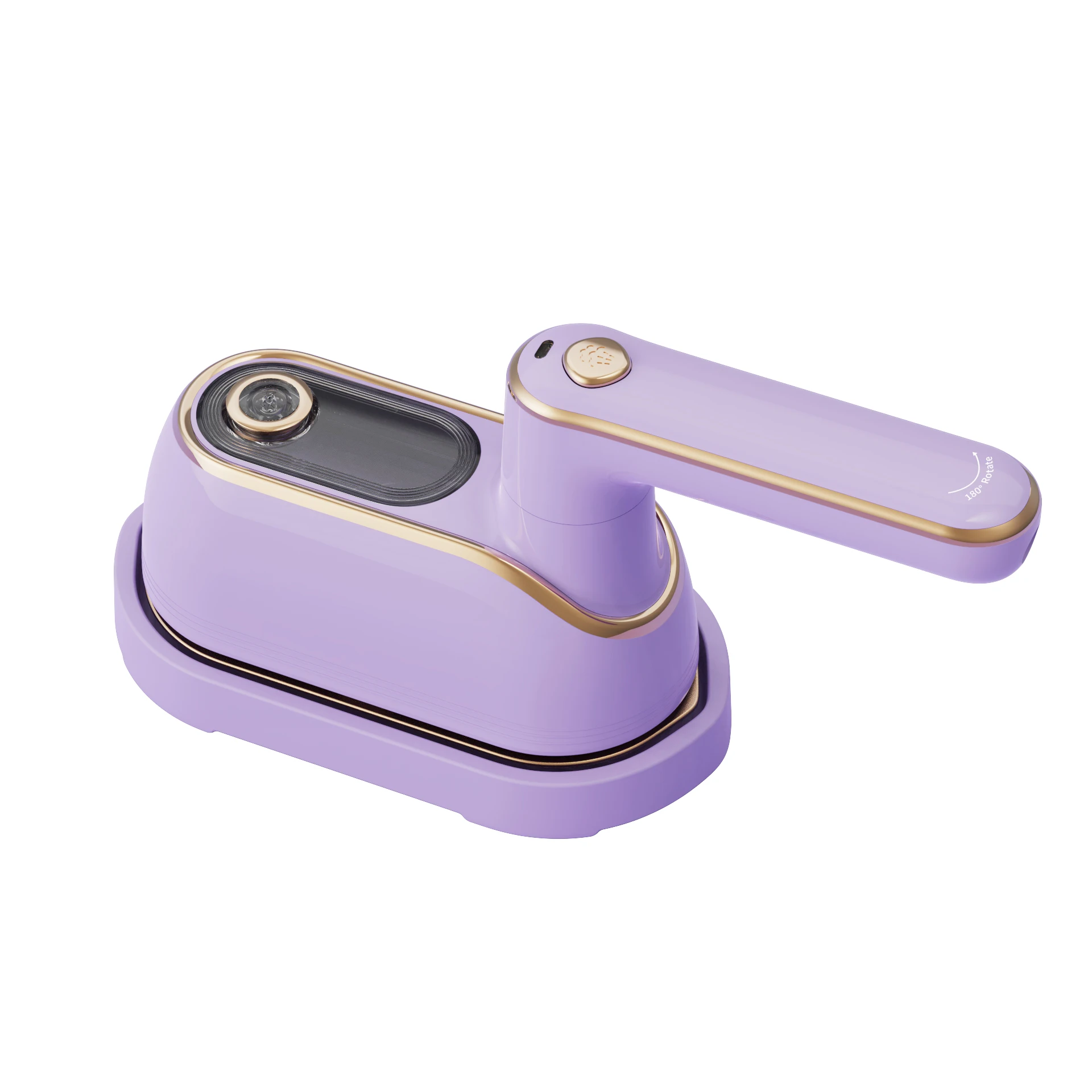 Portable Handheld Steamer Iron Support Dry and Wet Ironing 15s Fast Heat Up 180° Rotatable handle Small Mini Steam Iron