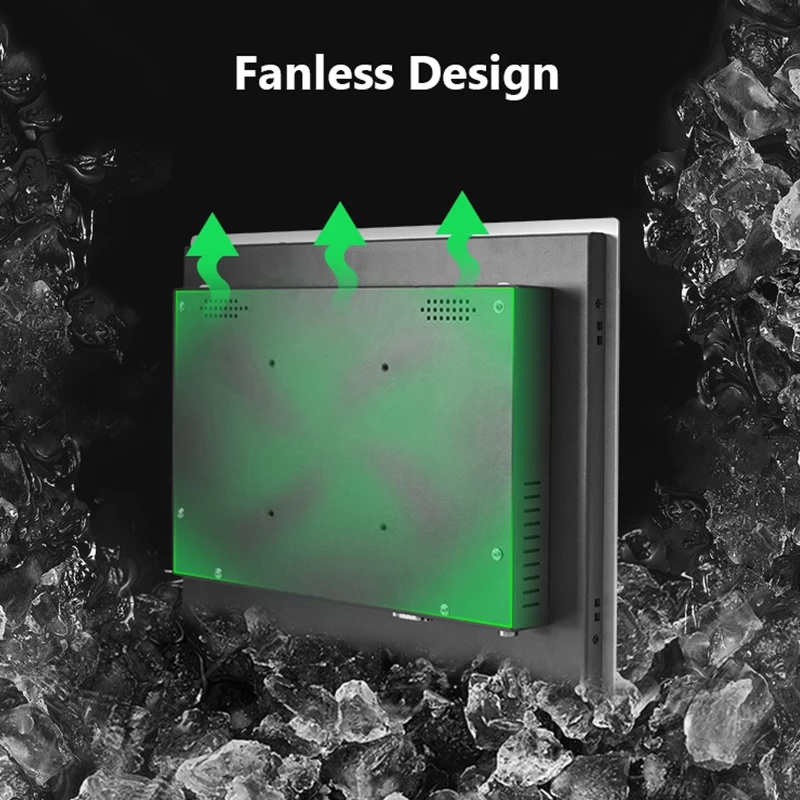 21 Inch Win Linux OS Capacitive Touch Screen Embedded Fanless Tablet Industrial Panel PC