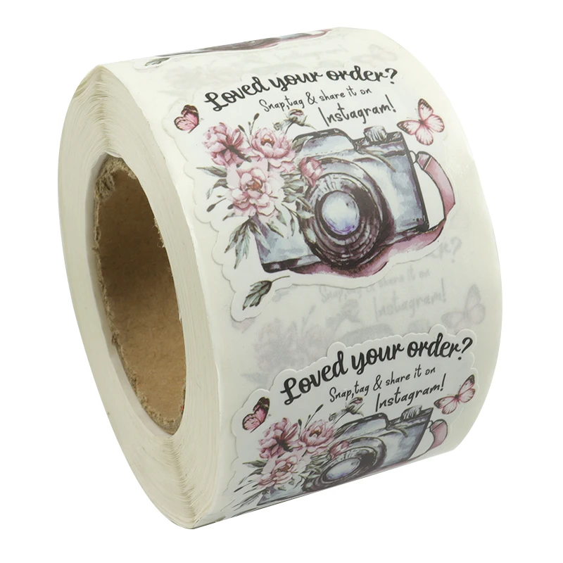 Заводская запечатывающая наклейка печать камеры мультфильм аниме