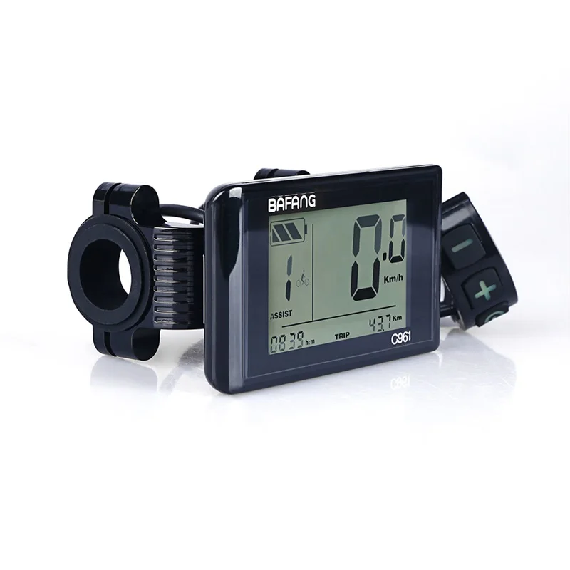 Bafang C961 LCD Display Electric Bicycle Conversion Parts Mid Motor Hub Motor BBS01B BBS02B 36V 48V 750W E-bike Accessories