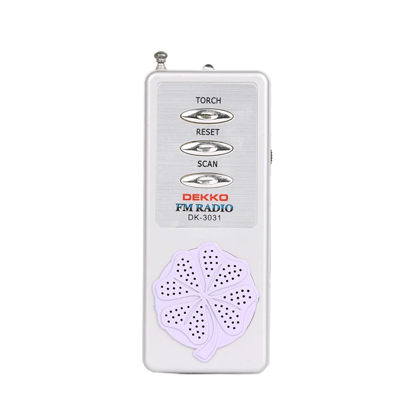 Portable FM Radio FM 88-108 auto scan Mini pocket radio Built-in Speaker
