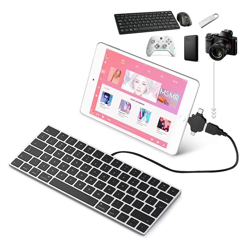 Адаптер 3 в 1 Type C Micro Usb OTG зарядный адаптер USB разделитель трансформатор для Iphone