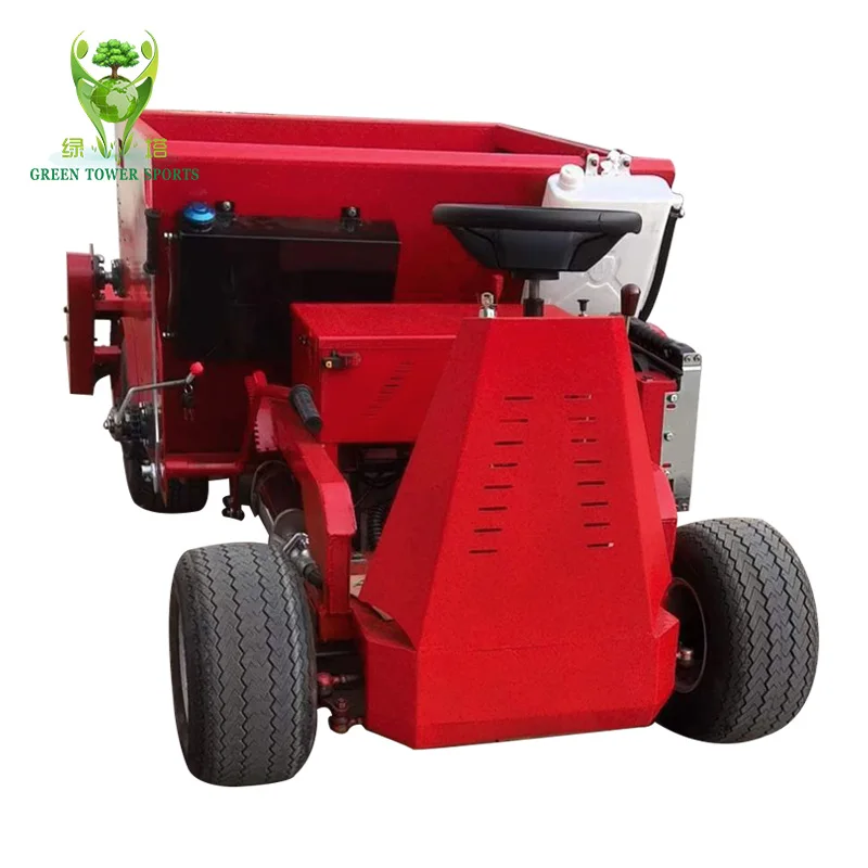 Auto Sand& Rubber Filling And Brush Machine For Artificial Grass Football Field Installation