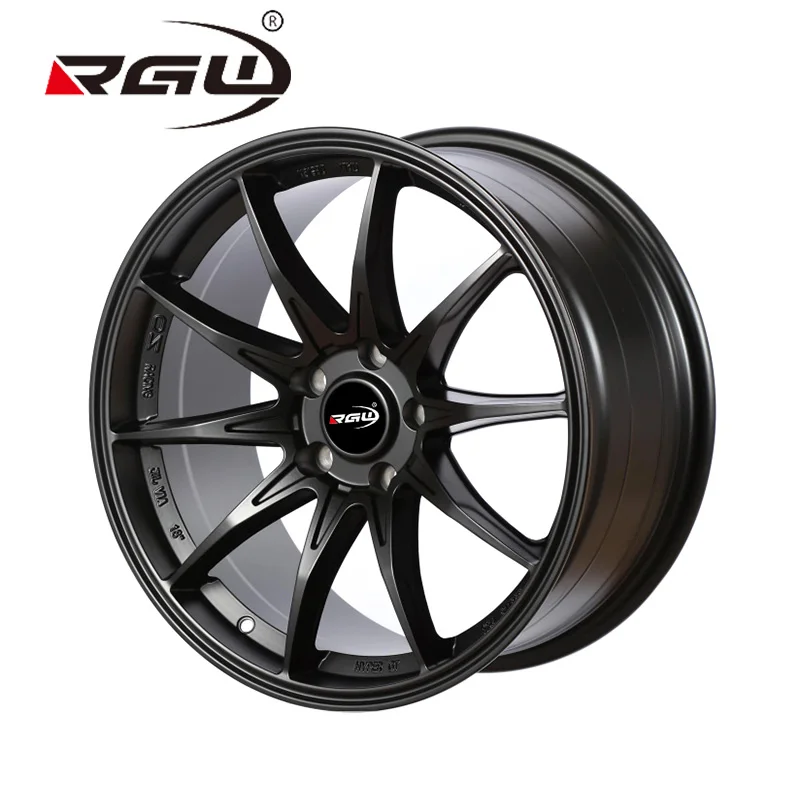LH66 Cerchi Auto 18 Inch Auto Car Deep Dish Concave Mags Aluminum Alloy Wheel Rims Lugs 5 Hole 5x114.3 With Red Line