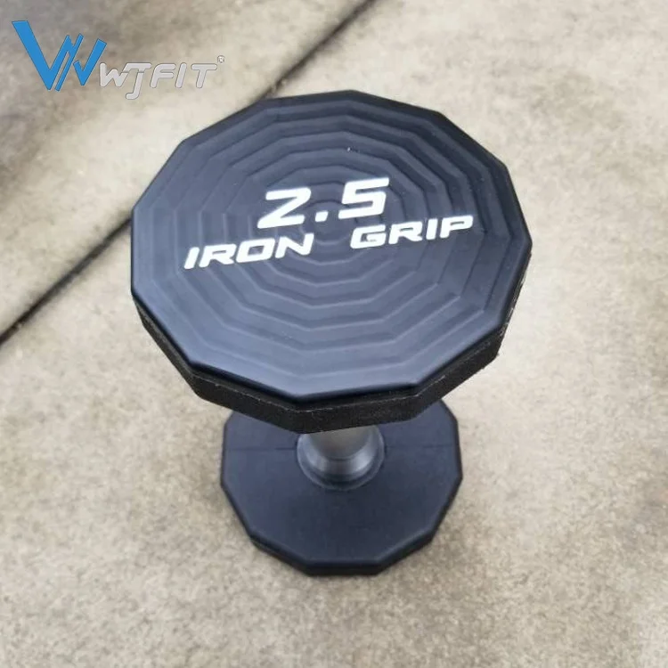 Customized logo poly urethane5 kg dumbbells/Pound dumbbell set