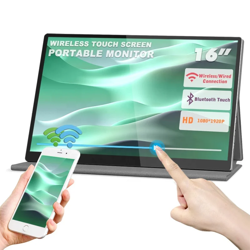 Manufacturer Oem 13.3 15.6 16 17.3 inch Portable Monitor FHD Type-c USB For Mobile Laptop Game Screen 1080p 4K PC Lcd Monitor