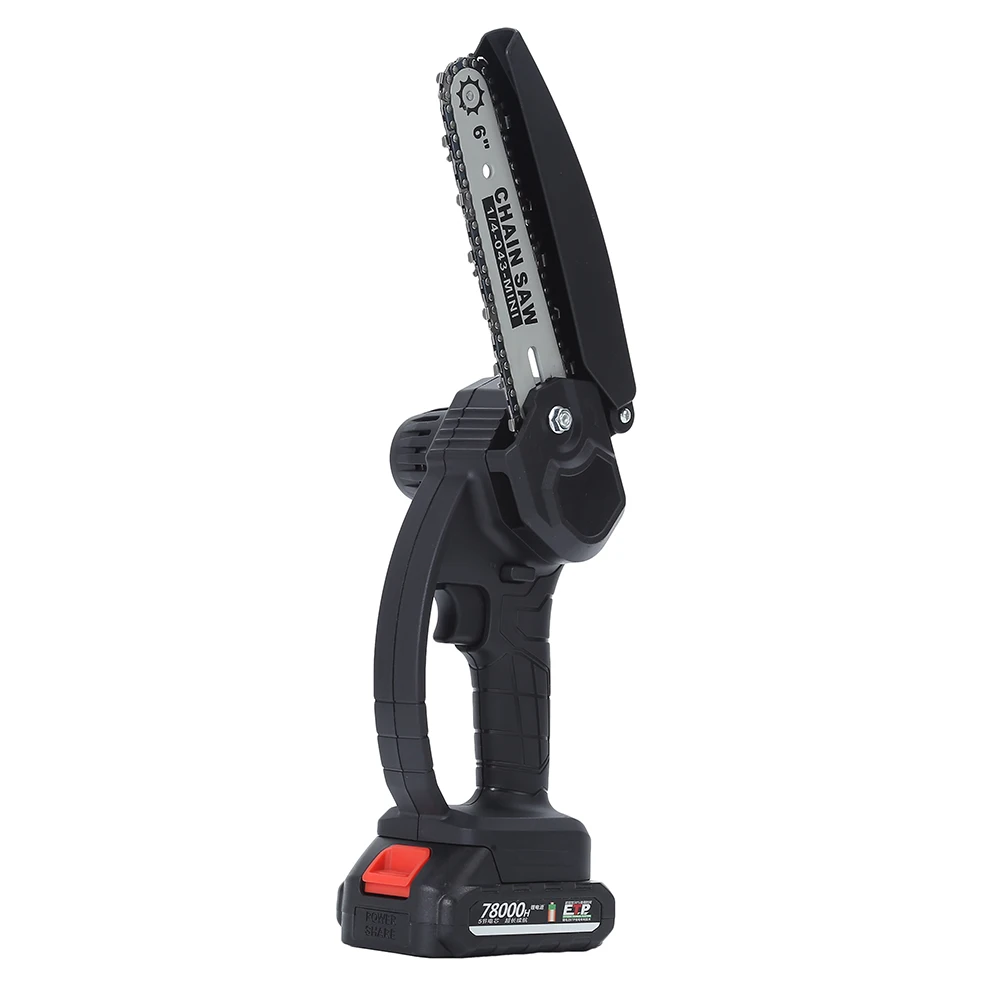 Outdoor Wood Cutting Tool Factory Supply Mini Cordless Electric Chain Saw Power Lithium Battery Chainsaw