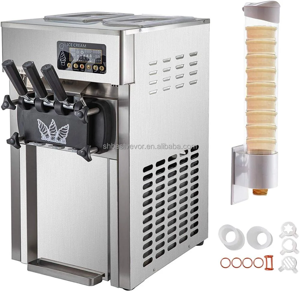 Wholesale 2+1 flavors in demand Soft ice cream machine ice cream machine price soft serve ice cream