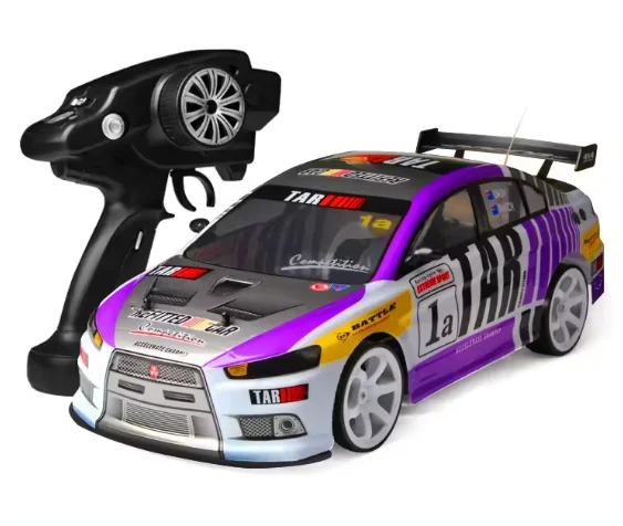 Cost performance ratio RC remote control car 668 1/10 electric four-wheel drive high-speed flat running drift toy car 45km/h