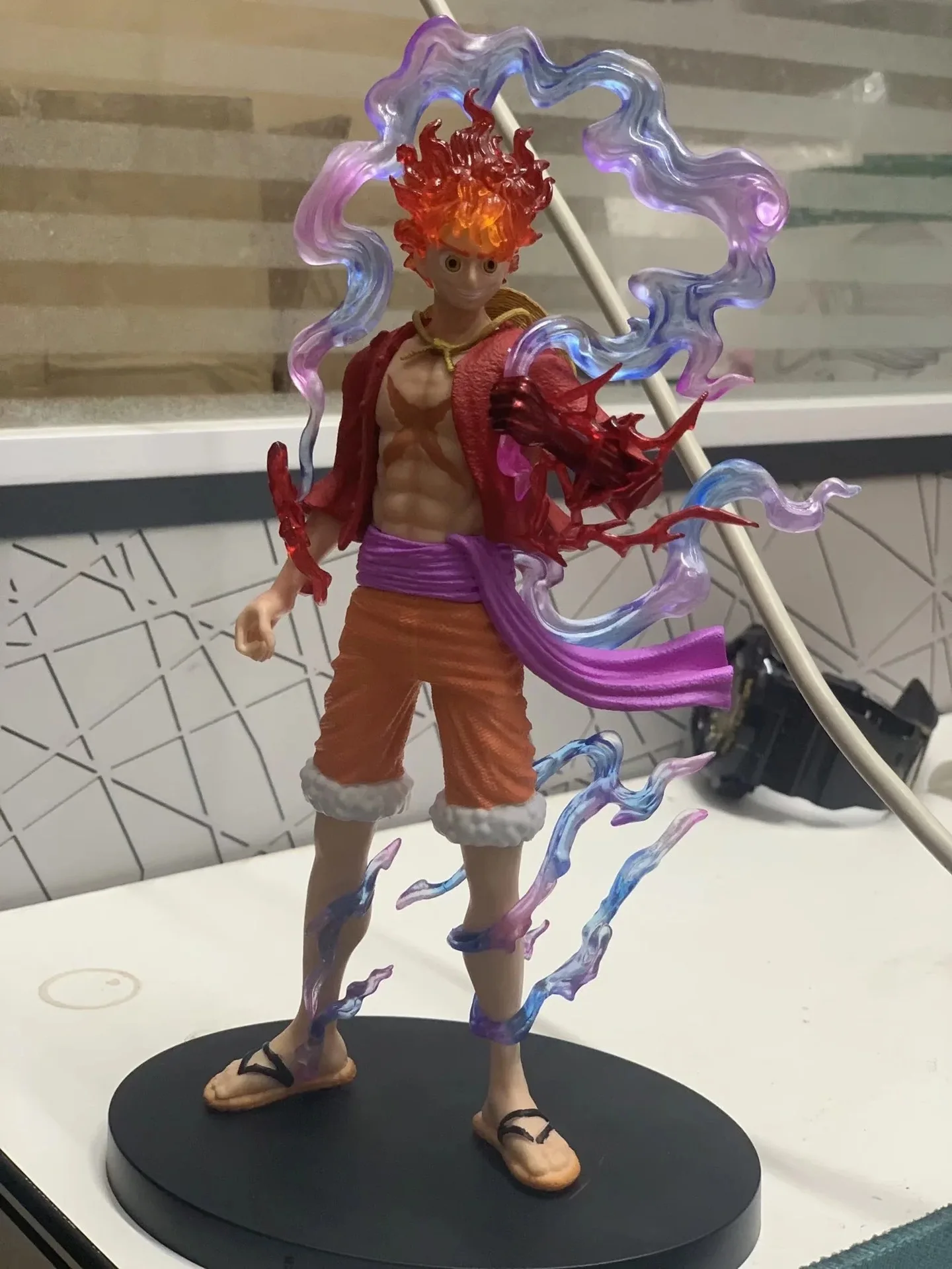 21CM 2 Colors One Piece Gk Sun God Fifth Gear Luffy Anime Figure Model Ornament PVC Action Figures Doll Gift