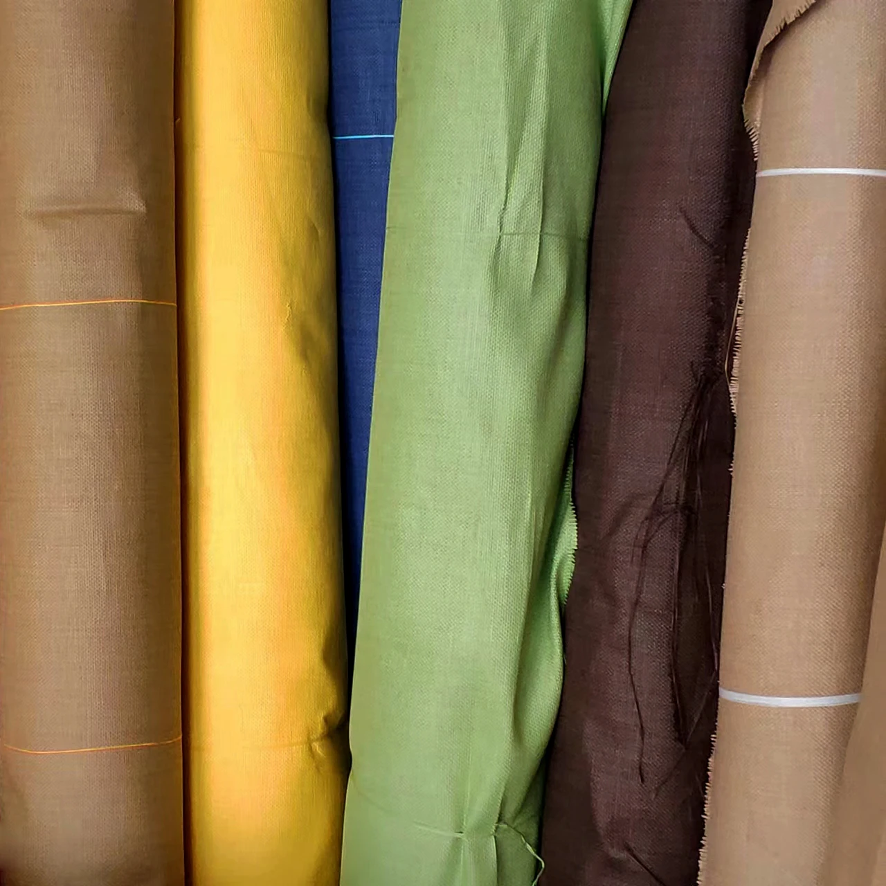 handwoven basket paper straw weave cloth home curtain woven knit textile fabric for handbag